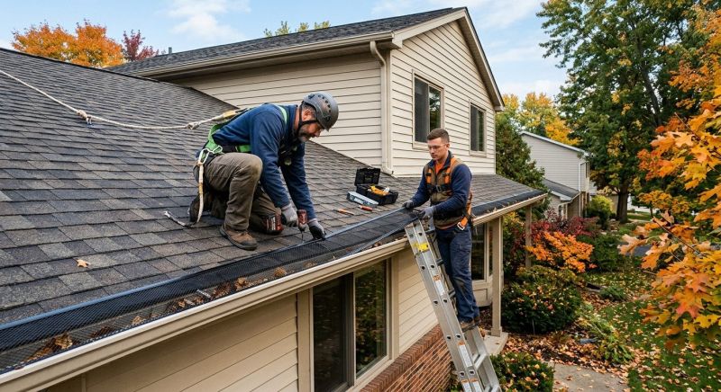 Leaf Barrier Installation in Everett, WA